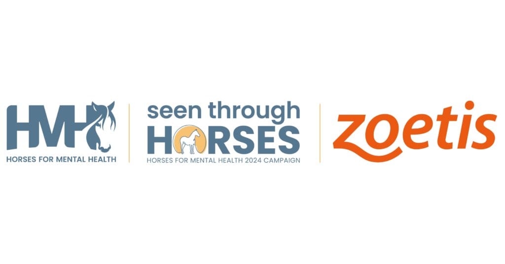 HMH, Seen Through Horses, and Zoetis Logos