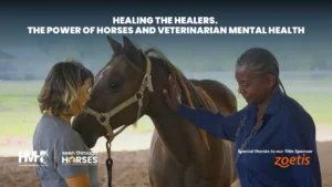 Two veterinarians in equine-assisted learning